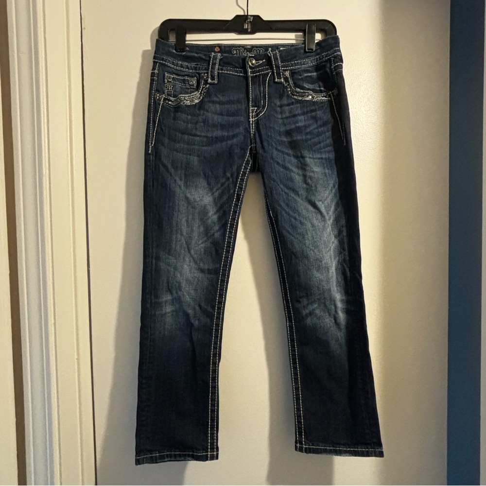 Miss Me, signature cropped jeans, size 26